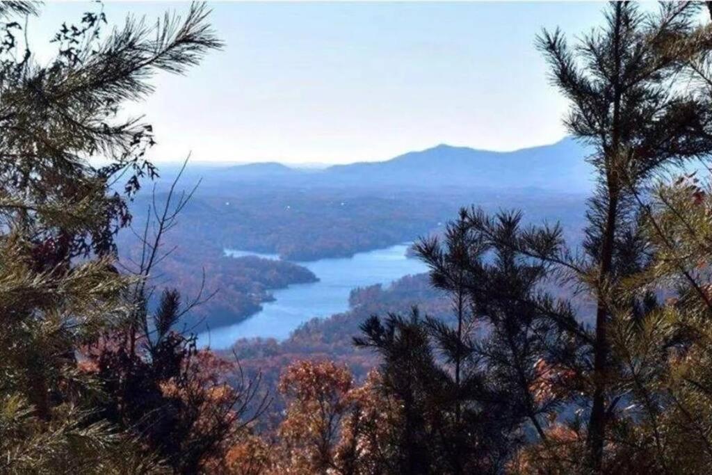 Above It All Hot Tub Views Rumbling Bald Sleeps 11 Villa Lake Lure Exterior photo